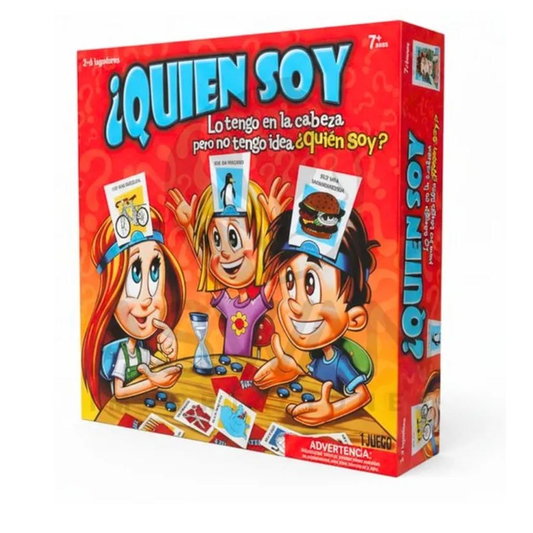 Juego de Mesa para Reuniones Familiares en Casa y Hogar ¿Qué o quien Soy yo ?